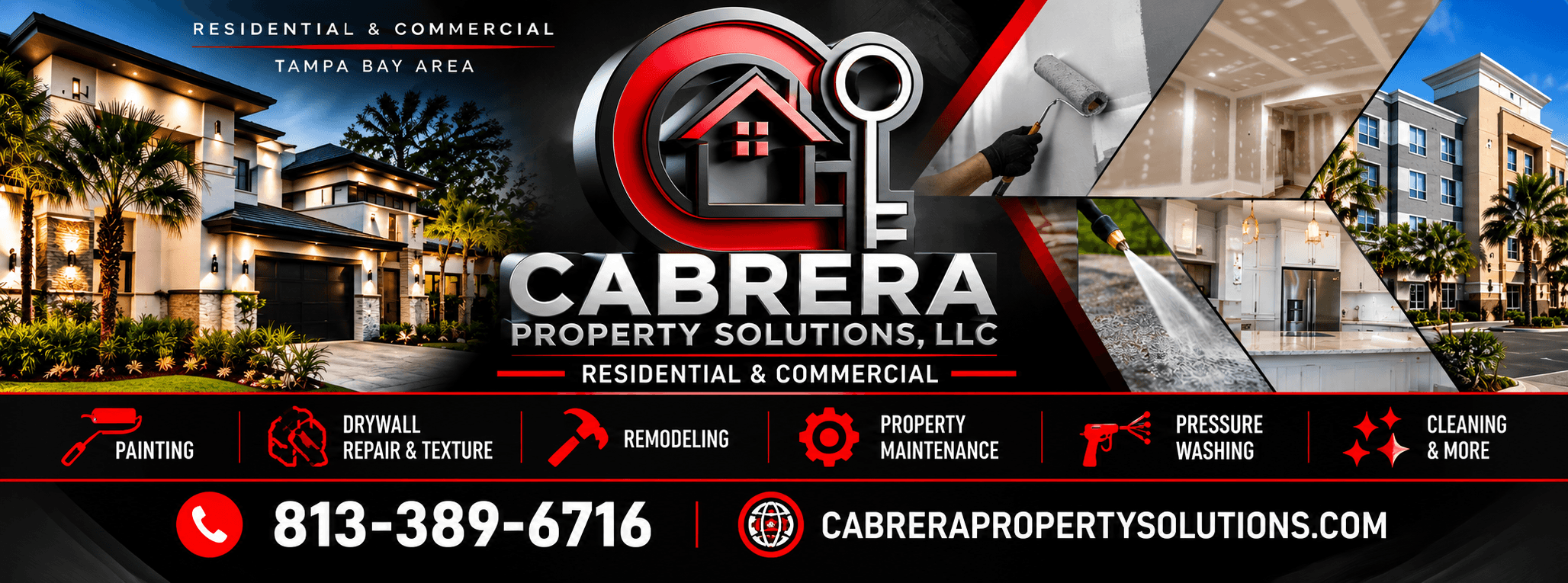 Cabrera Property Solutions - Residential and Commercial Services in Tampa Bay